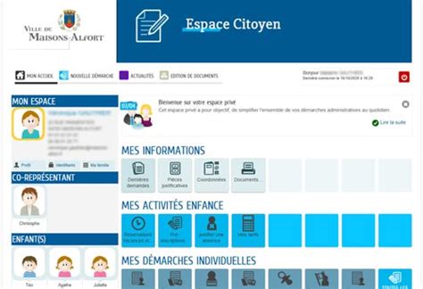 Espace citoyen / Mes démarches en ligne / Vos  .